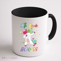 5Th Grade Rocks Dabbing Unicorn Back To School Cute Gift Coffee Mug thumb 1