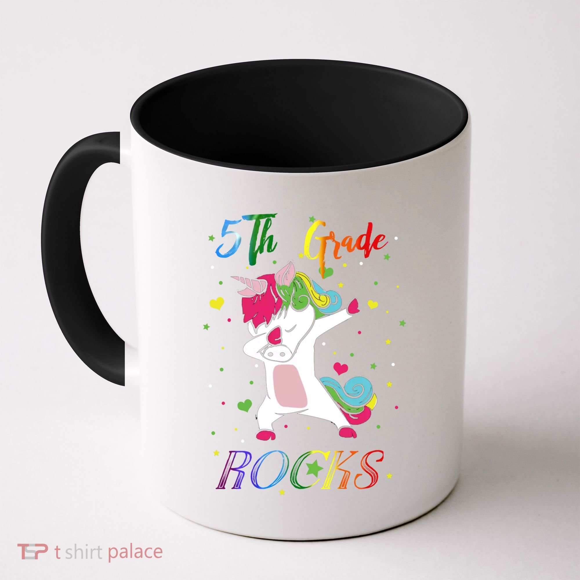 5Th Grade Rocks Dabbing Unicorn Back To School Cute Gift Coffee Mug
