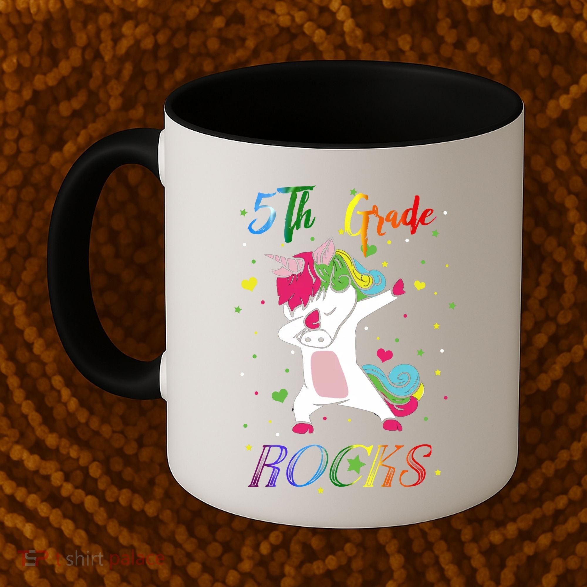 5Th Grade Rocks Dabbing Unicorn Back To School Cute Gift Coffee Mug
