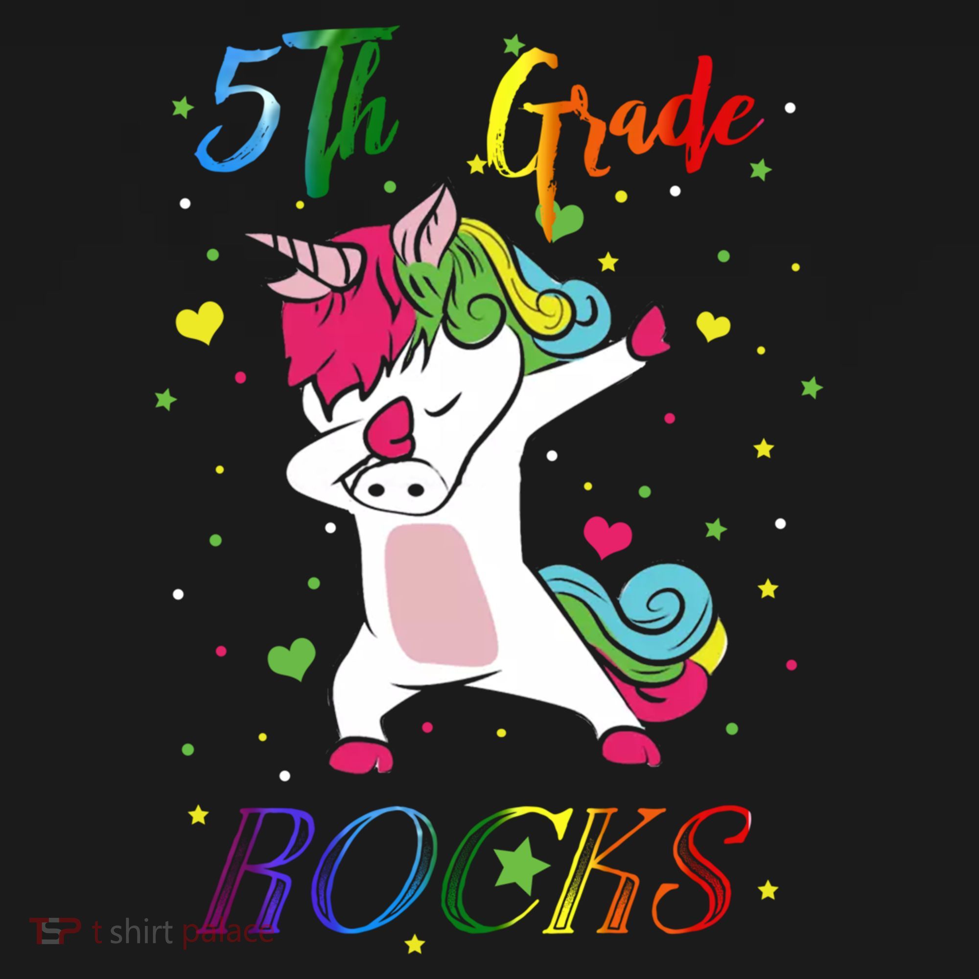 5Th Grade Rocks Dabbing Unicorn Back To School Cute Gift Pajama Set