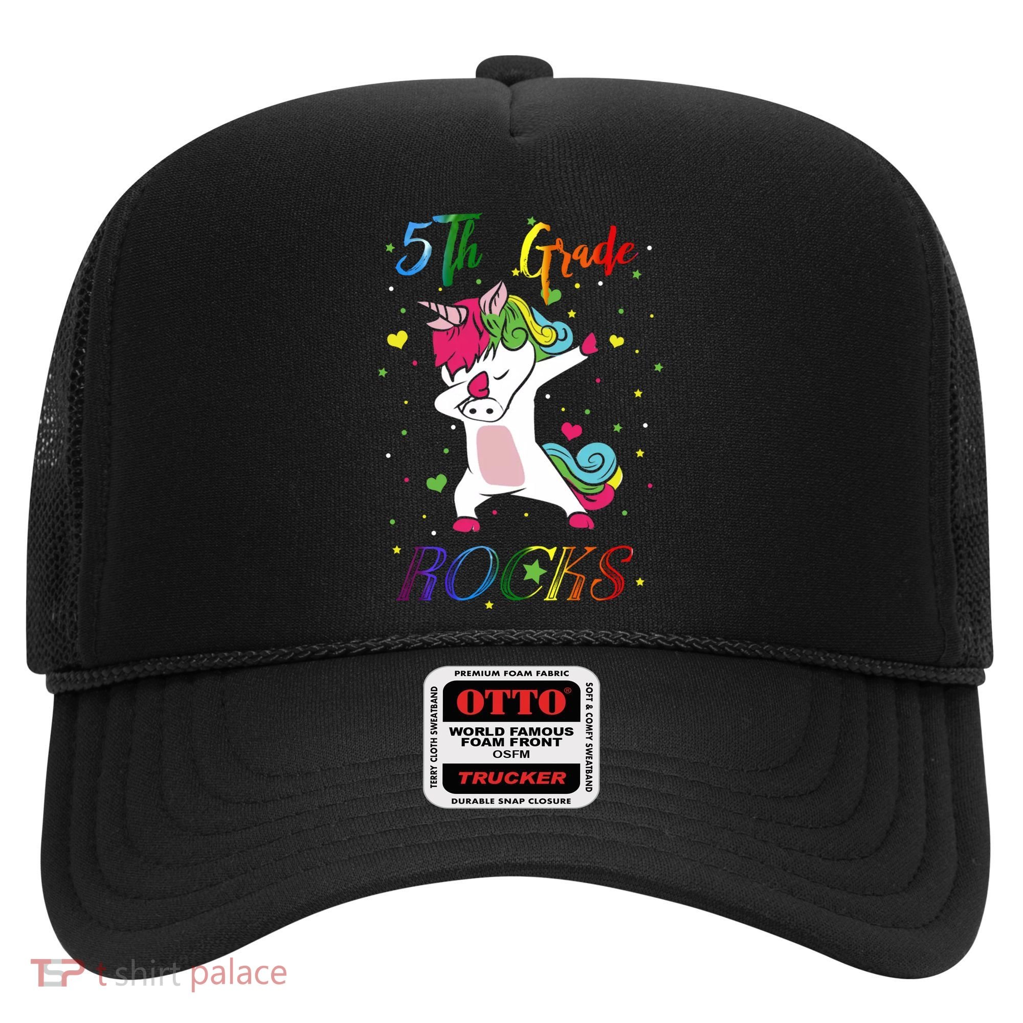 5Th Grade Rocks Dabbing Unicorn Back To School Cute Gift Hat