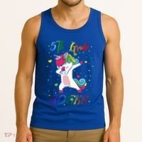 5Th Grade Rocks Dabbing Unicorn Back To School Cute Gift Tank Top thumb 3