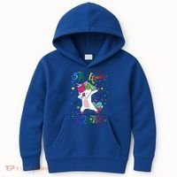 5Th Grade Rocks Dabbing Unicorn Back To School Cute Gift Kids Hoodie thumb 0