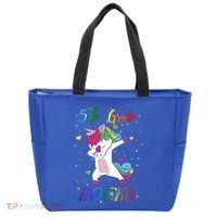 5Th Grade Rocks Dabbing Unicorn Back To School Cute Gift Tote Bag thumb 0