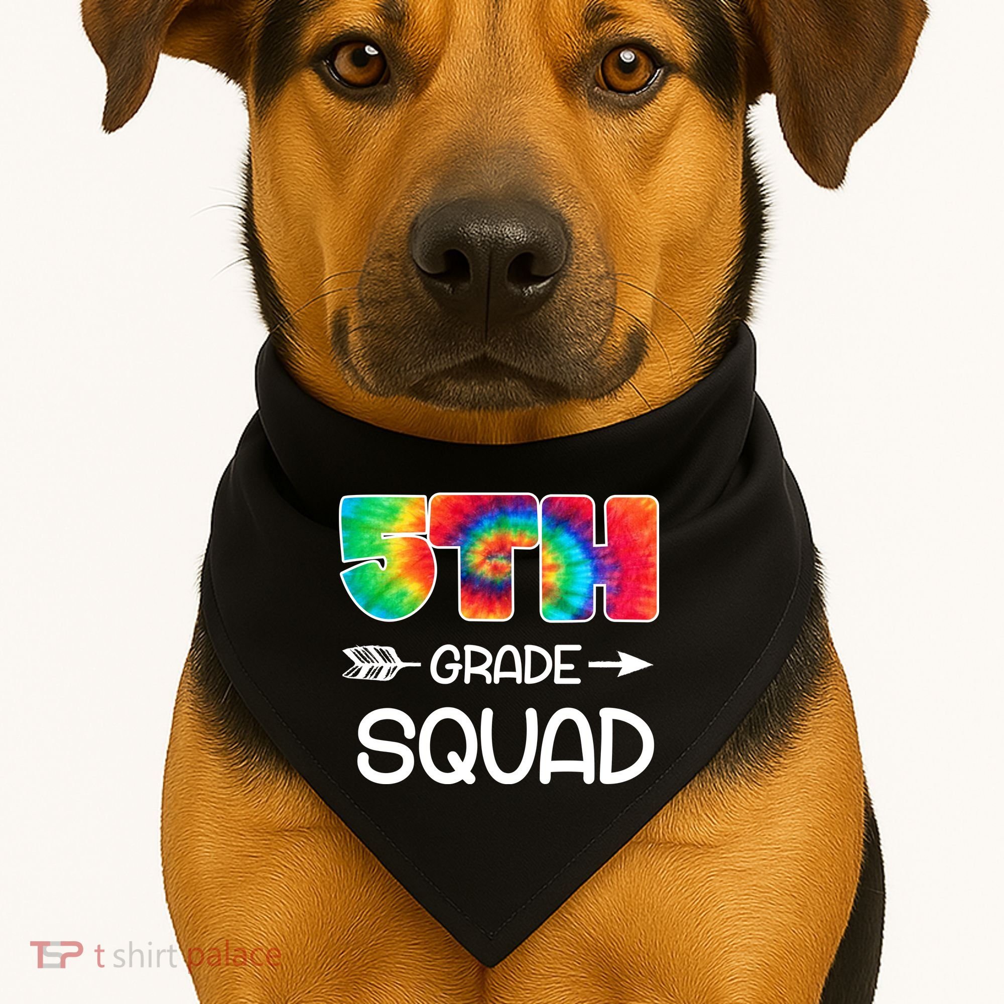 5th Grade Squad Teacher Students USA-Made Doggie Bandana