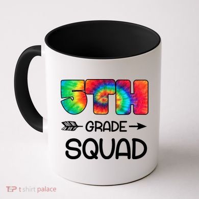 5th Grade Squad Teacher Students Coffee Mug