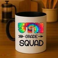 5th Grade Squad Teacher Students Coffee Mug thumb 4
