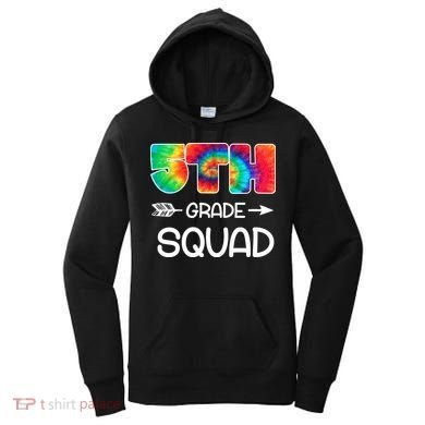 5th Grade Squad Teacher Students Women's Hoodie