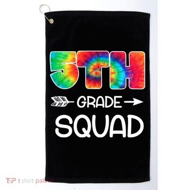 5th Grade Squad Teacher Students Golf Towel