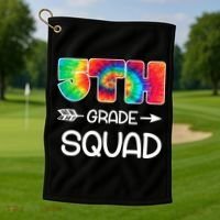 5th Grade Squad Teacher Students Golf Towel thumb 1
