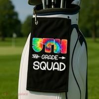 5th Grade Squad Teacher Students Golf Towel thumb 2