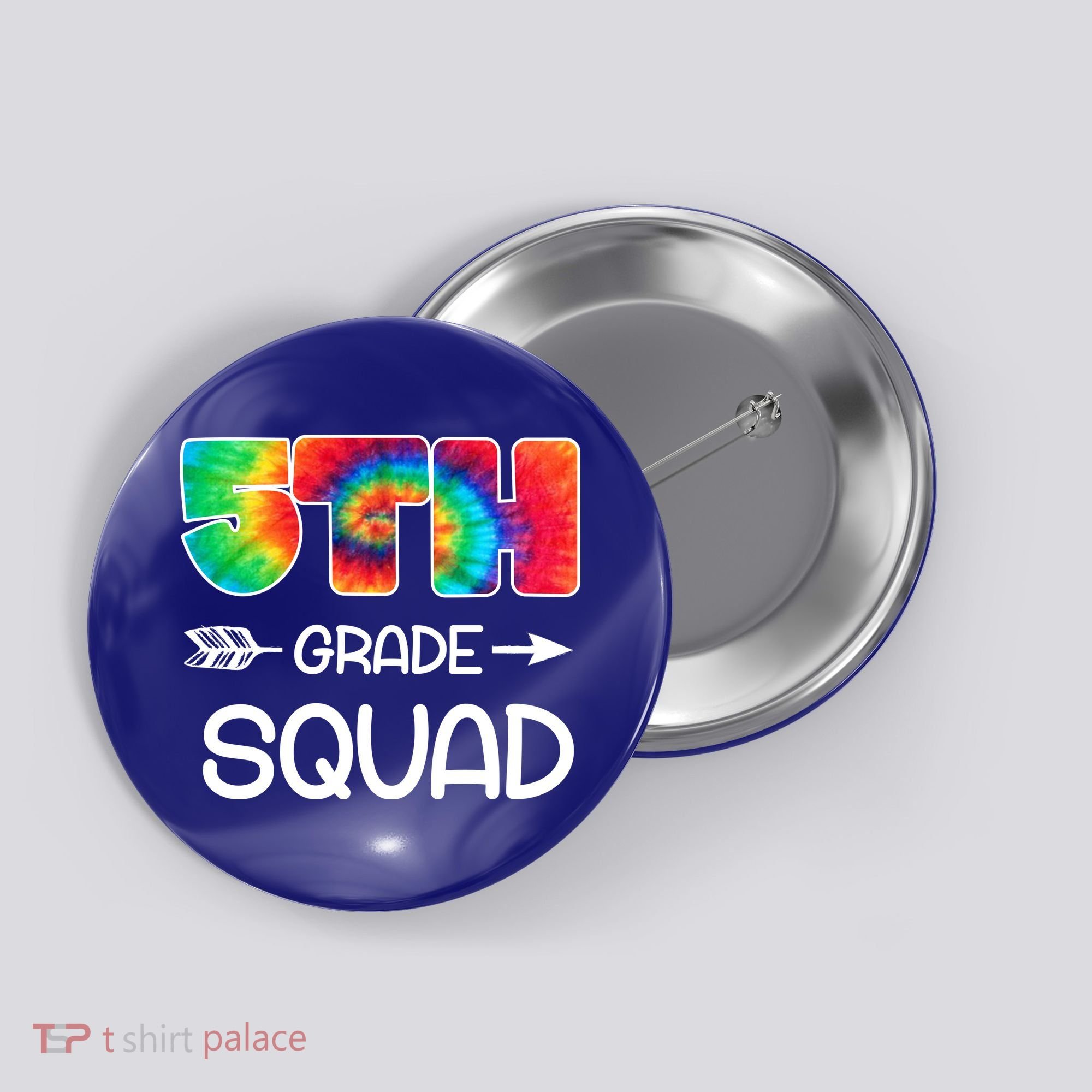 5th Grade Squad Teacher Students Button