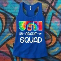 5th Grade Squad Teacher Students Women's Tank Top thumb 3
