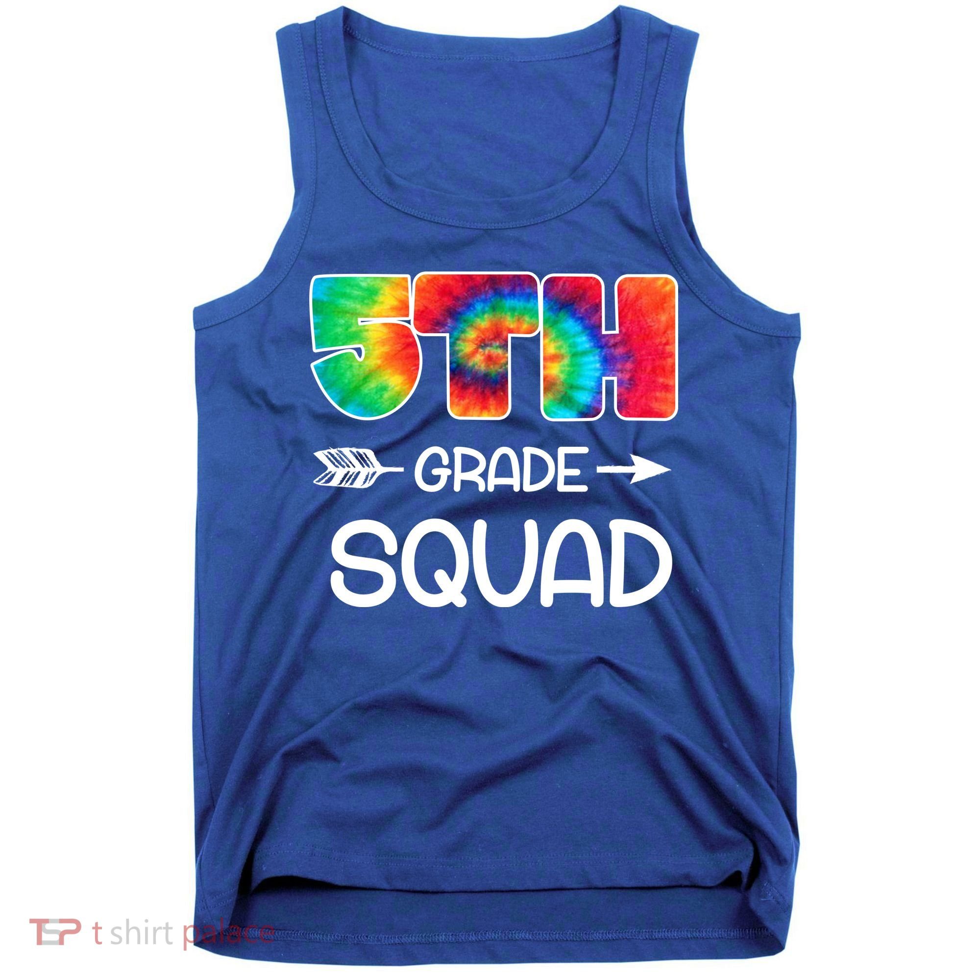 5th Grade Squad Teacher Students Tank Top