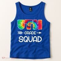 5th Grade Squad Teacher Students Tank Top thumb 2