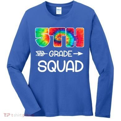 5th Grade Squad Teacher Students Women's Long Sleeve Shirt
