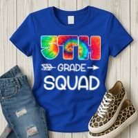 5th Grade Squad Teacher Students Women's T-Shirt thumb 3