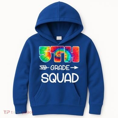 5th Grade Squad Teacher Students Kids Hoodie