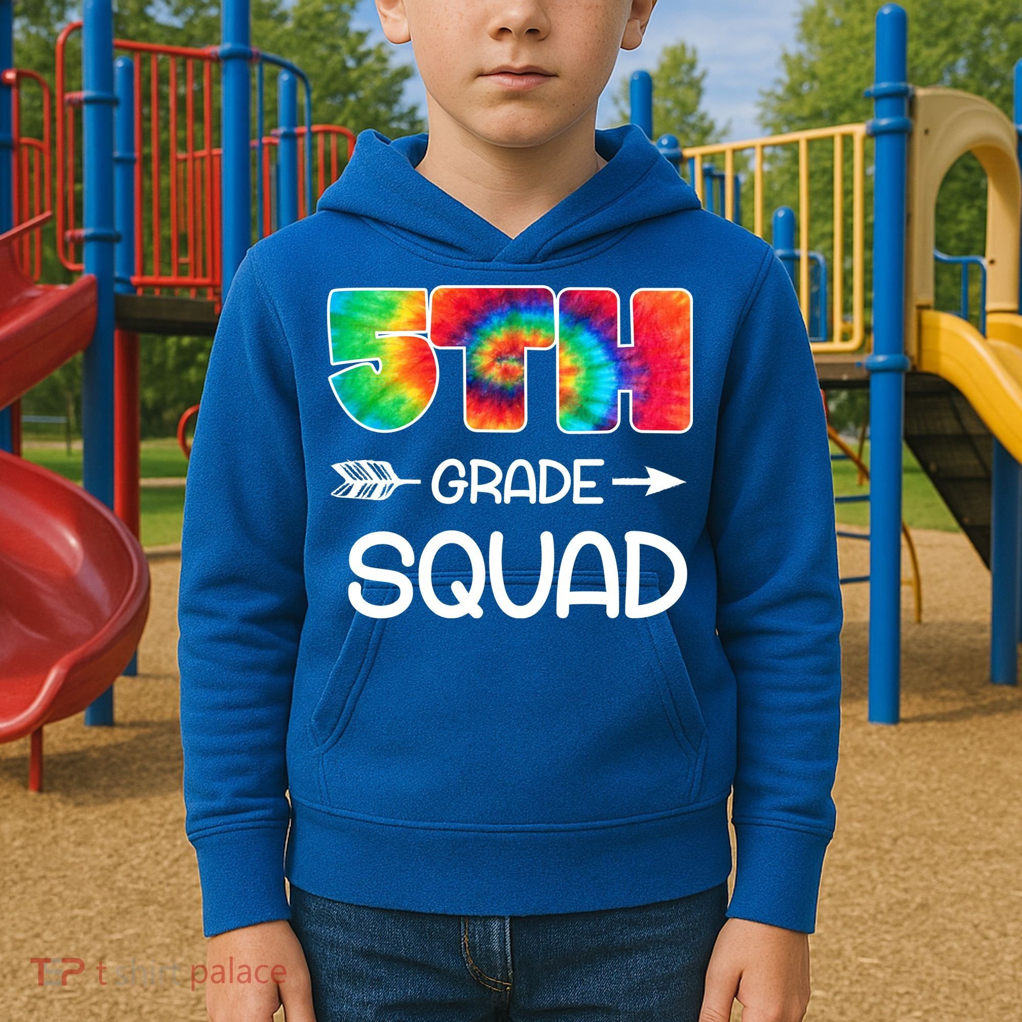 5th Grade Squad Teacher Students Kids Hoodie