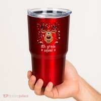 5th Grade Squad Reindeer Christmas Tumbler thumb 2