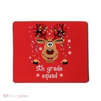 5th Grade Squad Reindeer Christmas Mousepad thumb 0