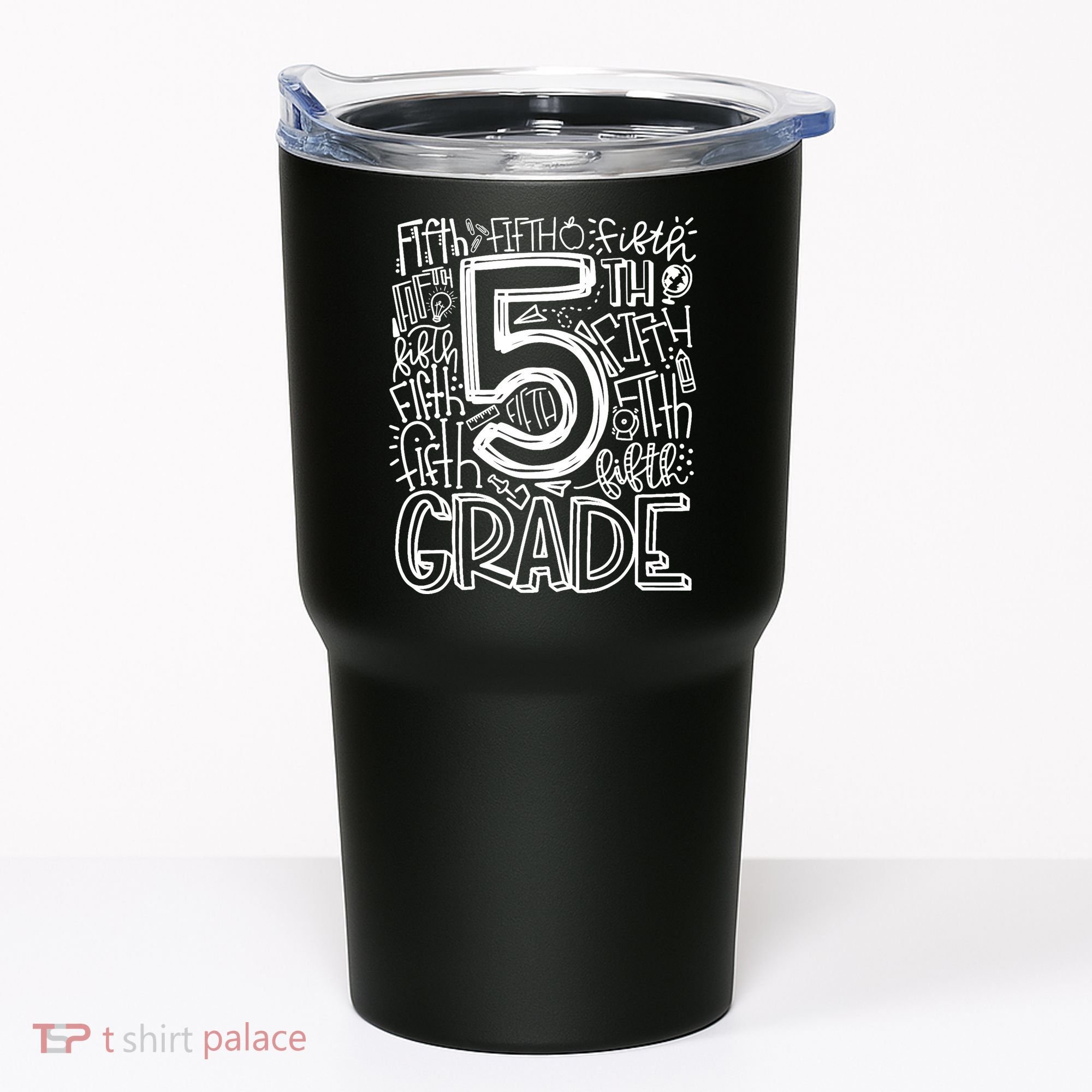 5th Grade Typography Team Fifth Grade Teacher Back To School Tumbler