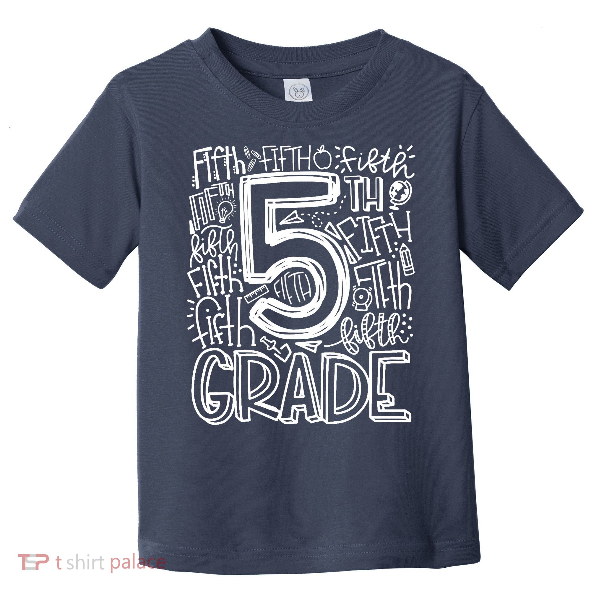 5th Grade Typography Team Fifth Grade Teacher Back To School Toddler T-Shirt