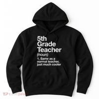 5th Grade Teacher Definition Funny Back To School First Day Hoodie thumb 0