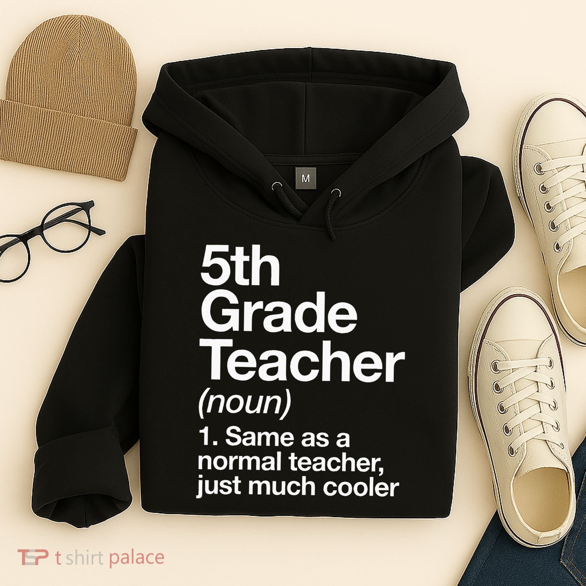 5th Grade Teacher Definition Funny Back To School First Day Hoodie