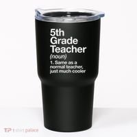 5th Grade Teacher Definition Funny Back To School First Day Tumbler thumb 0