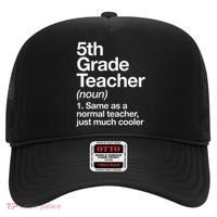 5th Grade Teacher Definition Funny Back To School First Day Hat thumb 0