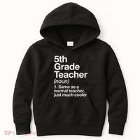 5th Grade Teacher Definition Funny Back To School First Day Kids Hoodie thumb 0