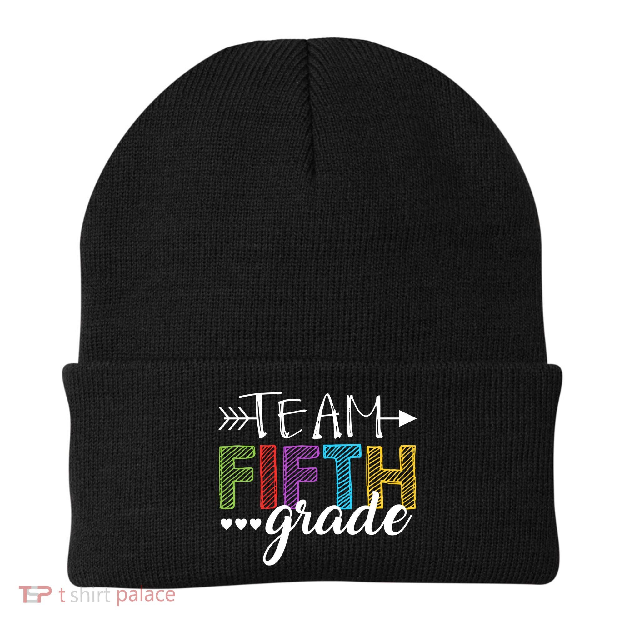 5Th Grade Teacher Student Team Fifth Grade Gift Beanie