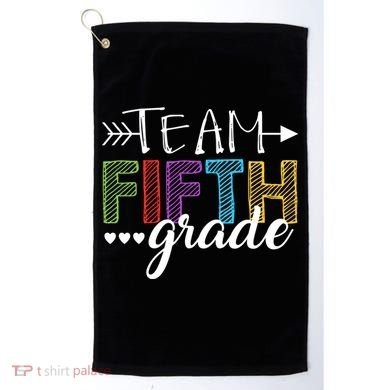 5Th Grade Teacher Student Team Fifth Grade Gift Golf Towel