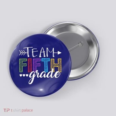 5Th Grade Teacher Student Team Fifth Grade Gift Button