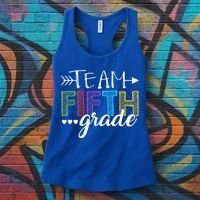 5Th Grade Teacher Student Team Fifth Grade Gift Women's Tank Top thumb 3