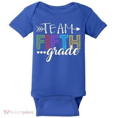 5Th Grade Teacher Student Team Fifth Grade Gift Baby Bodysuit