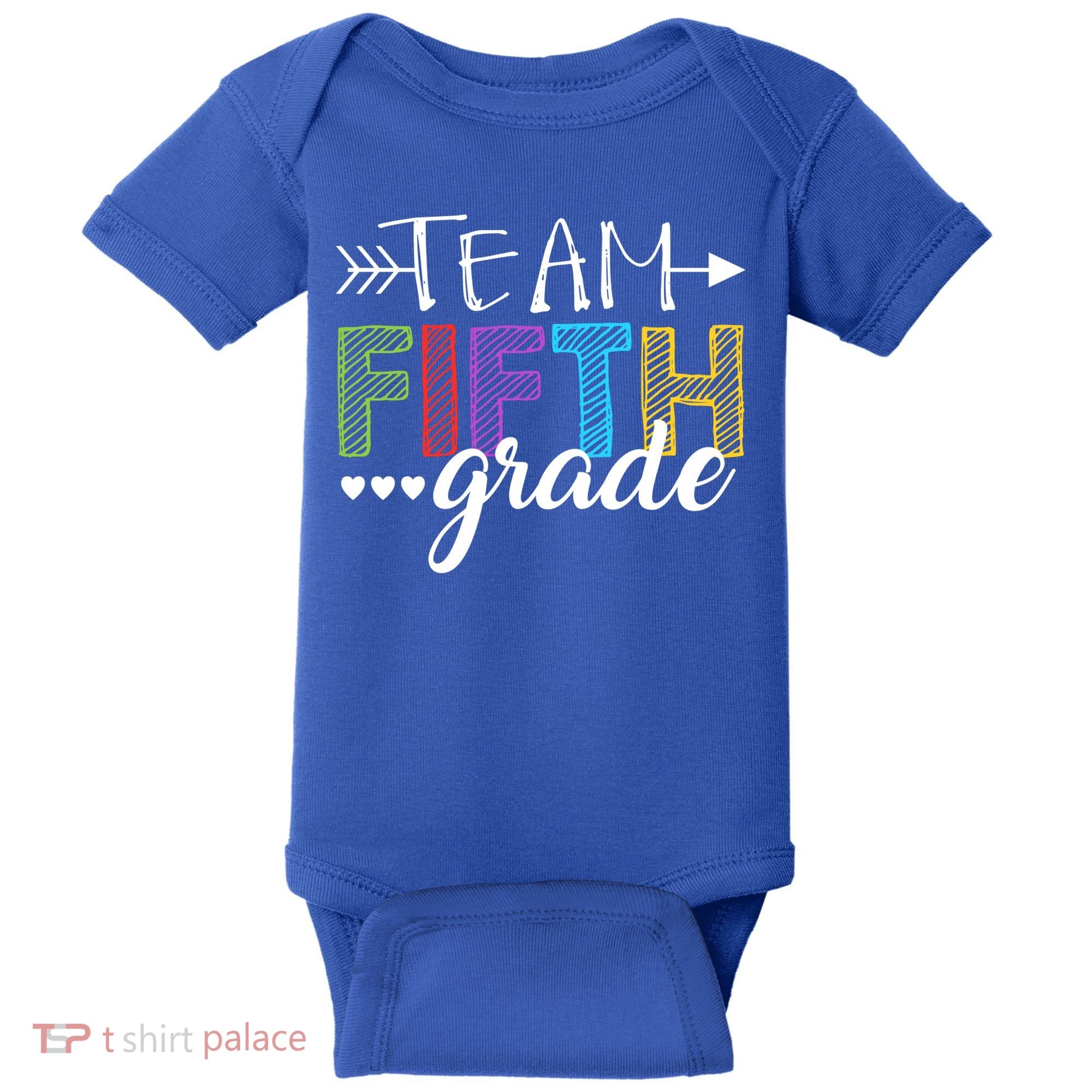 5Th Grade Teacher Student Team Fifth Grade Gift Baby Bodysuit