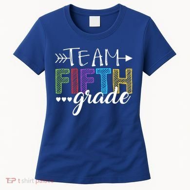 5Th Grade Teacher Student Team Fifth Grade Gift Women's T-Shirt