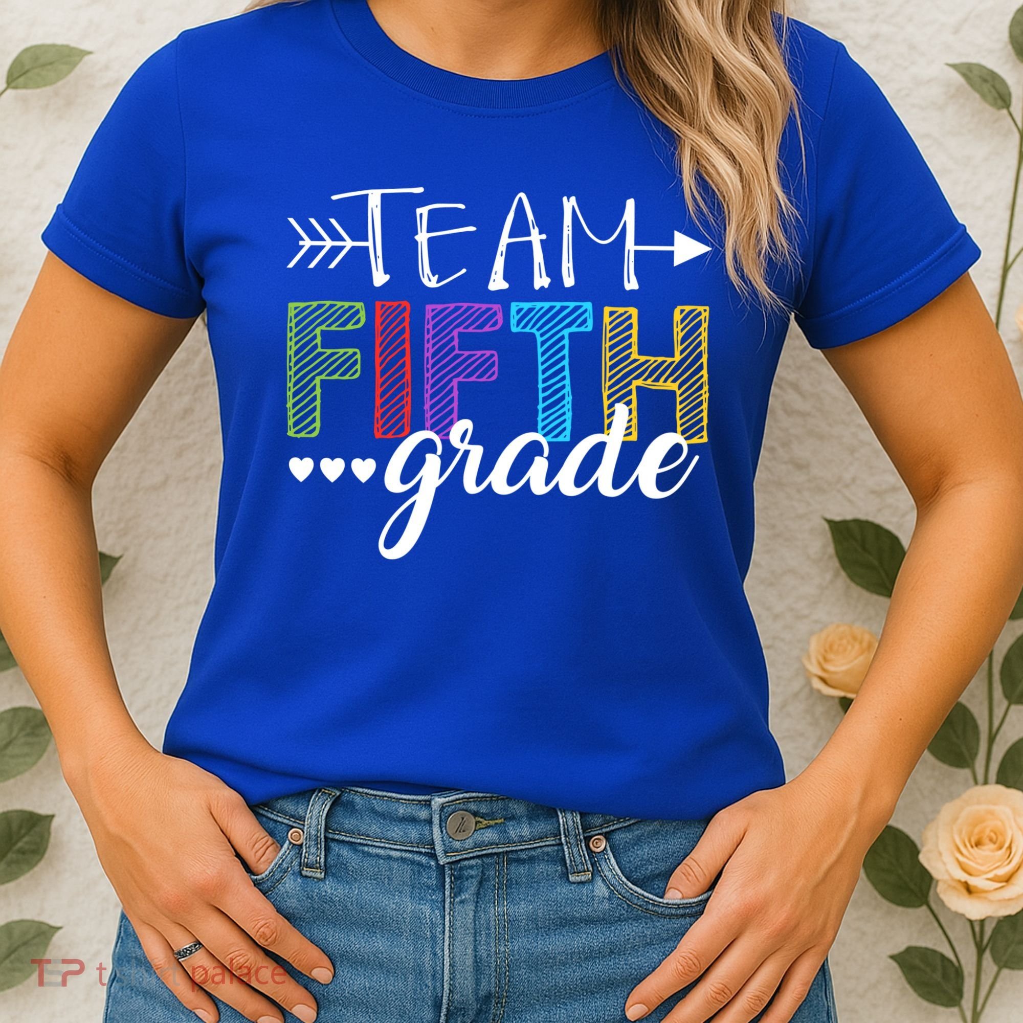 5Th Grade Teacher Student Team Fifth Grade Gift Women's T-Shirt