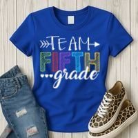5Th Grade Teacher Student Team Fifth Grade Gift Women's T-Shirt thumb 3