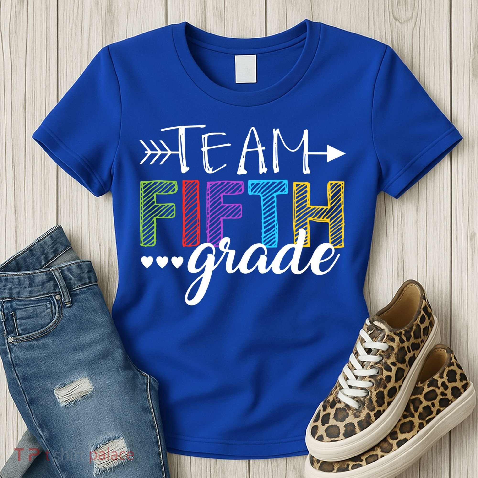 5Th Grade Teacher Student Team Fifth Grade Gift Women's T-Shirt