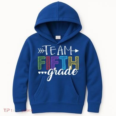5Th Grade Teacher Student Team Fifth Grade Gift Kids Hoodie