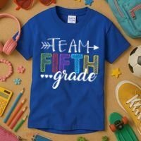 5Th Grade Teacher Student Team Fifth Grade Gift Kids T-Shirt thumb 3