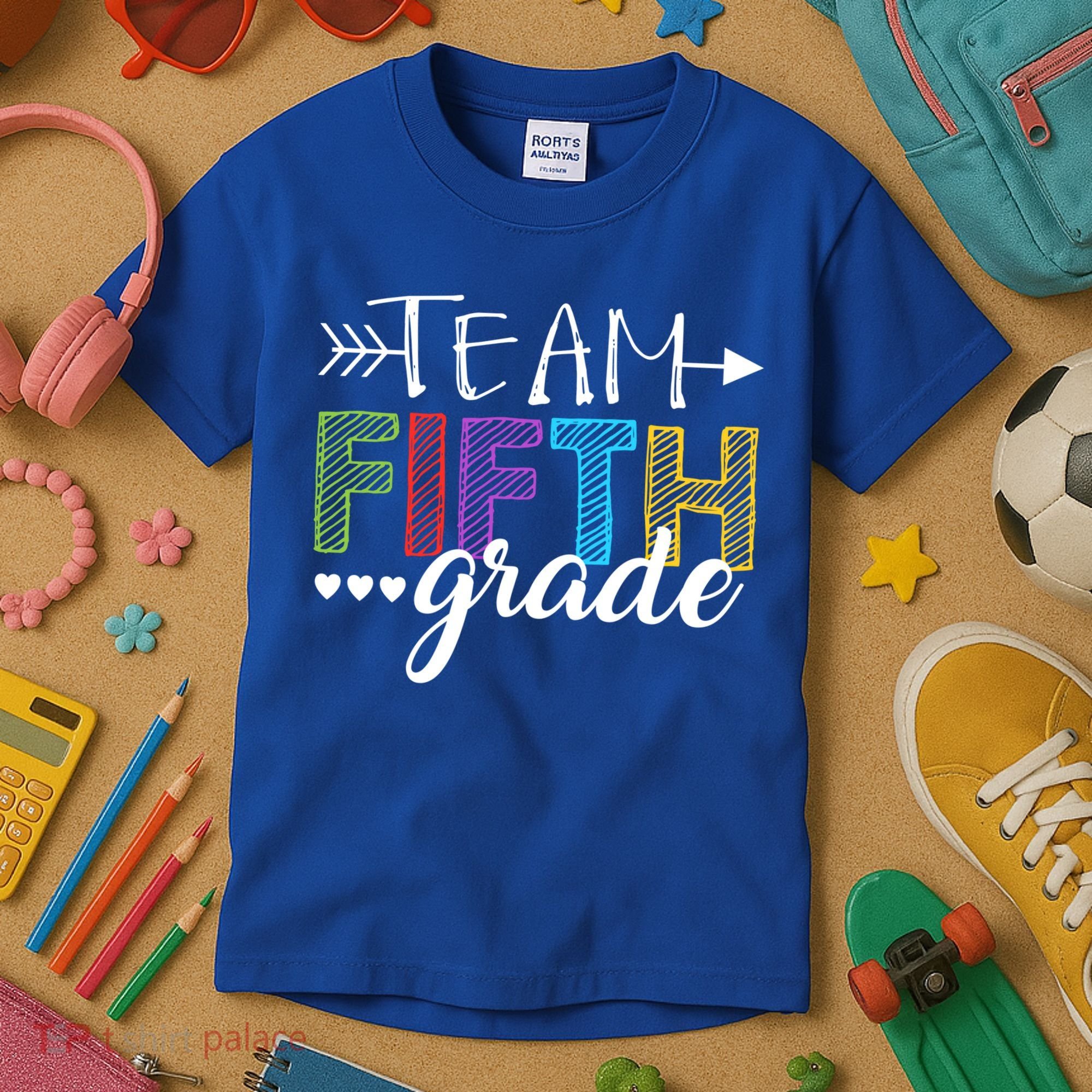 5Th Grade Teacher Student Team Fifth Grade Gift Kids T-Shirt