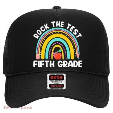 5th Grade Teacher Rock The Test Day Fifth Grade Testing Day Hat