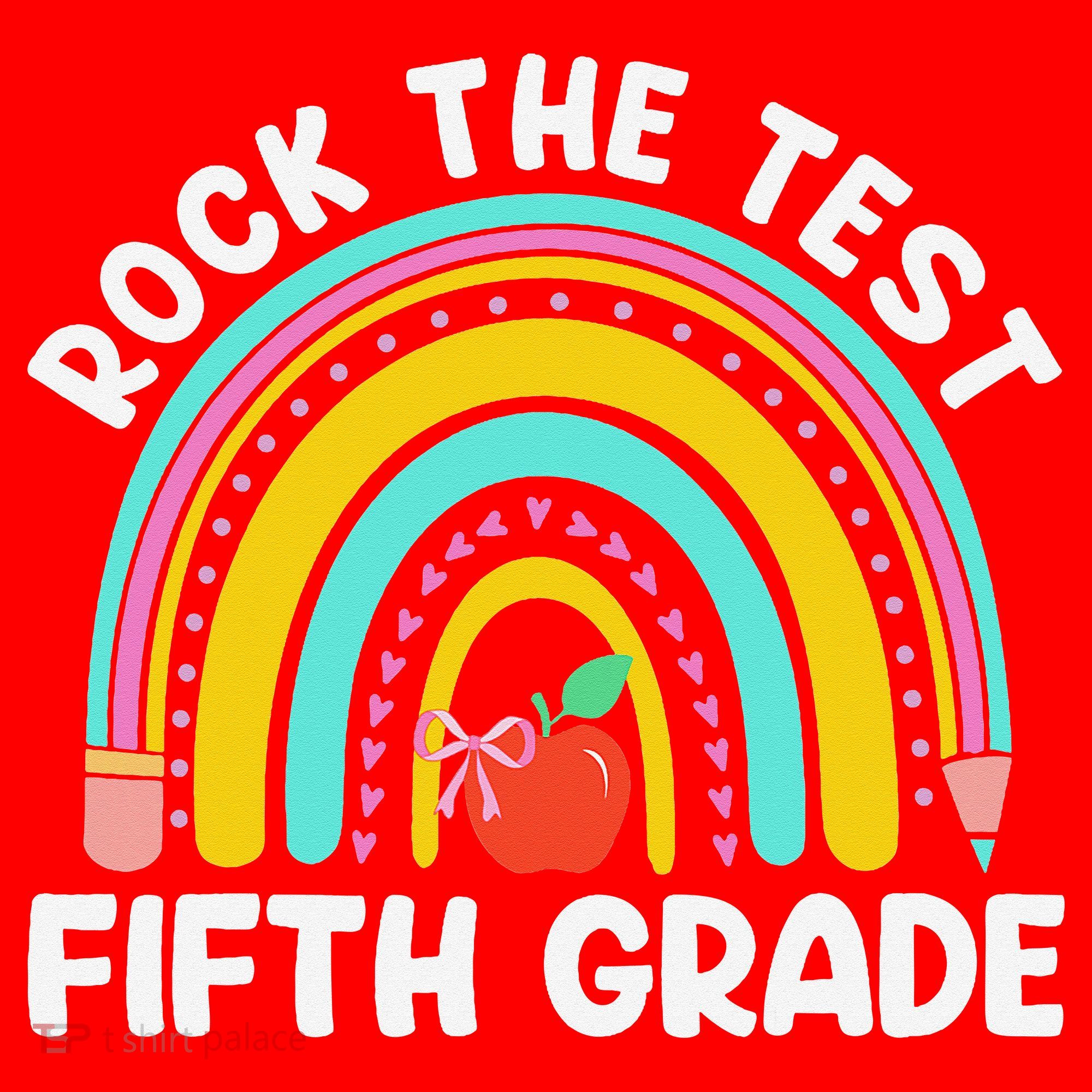 5th Grade Teacher Rock The Test Day Fifth Grade Testing Day Santa Hat