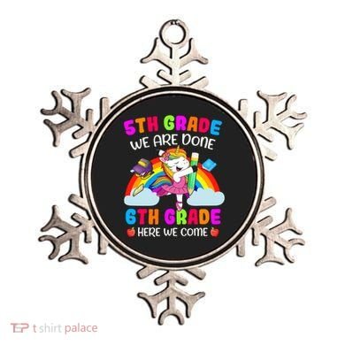 5Th Grade We Are Done 6Th Grade Here We Come Unicorn Meaningful Gift Ornament
