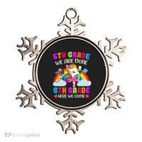 5Th Grade We Are Done 6Th Grade Here We Come Unicorn Meaningful Gift Ornament thumb 0