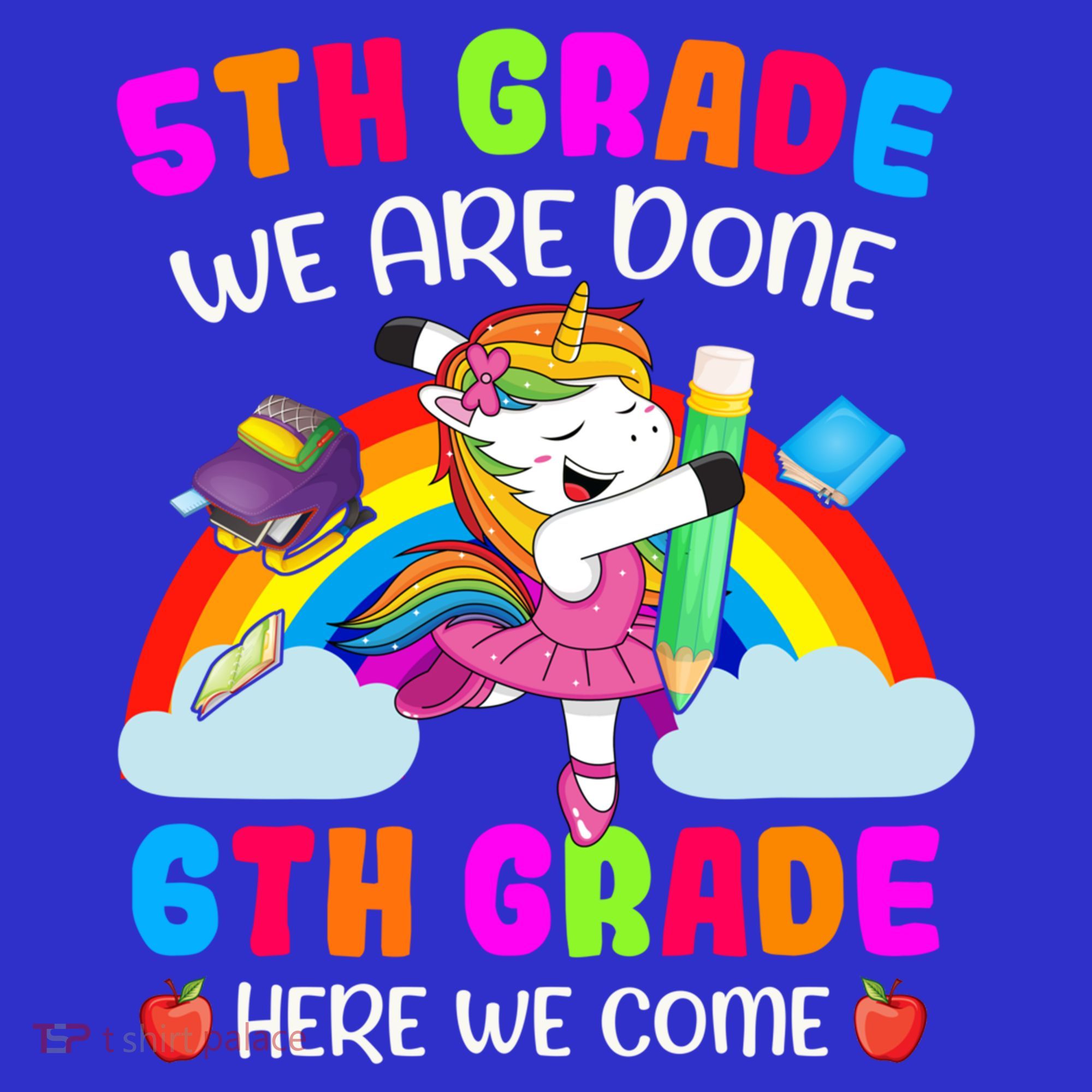 5Th Grade We Are Done 6Th Grade Here We Come Unicorn Meaningful Gift Mousepad